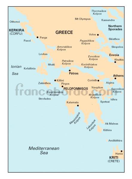 Foto Imray Carta Nautica Grecia Peninsular y Peloponeso
