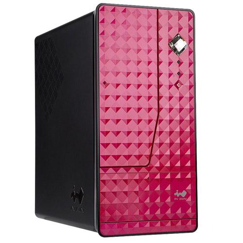 Foto In Win Diva Fuchsia Red 160W. Mini-ITX