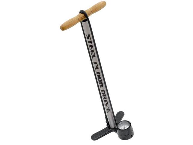 Foto Inflador taller Lezyne Steel Floor Drive plata