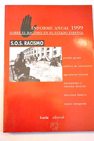 Foto Informa anual 1999 sobre racismo en el estado español