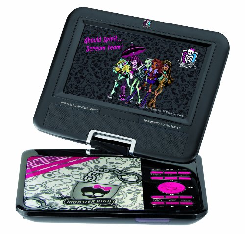 Foto Ingo MHD001U - Reproductor DVD portátil con diseño de Monster High (rotación de la pantalla de 180°)