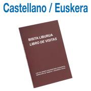 Foto Ingraf Libro de visitas castellano/euskera