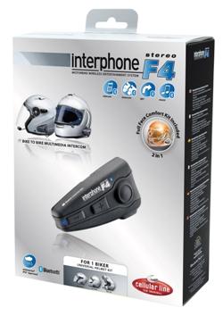 Foto Intecomunicador bluetooth Interphone F4 Estereo Plus (Doble Micro)