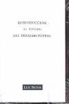 Foto Introduccion al estudio del derecho patrio