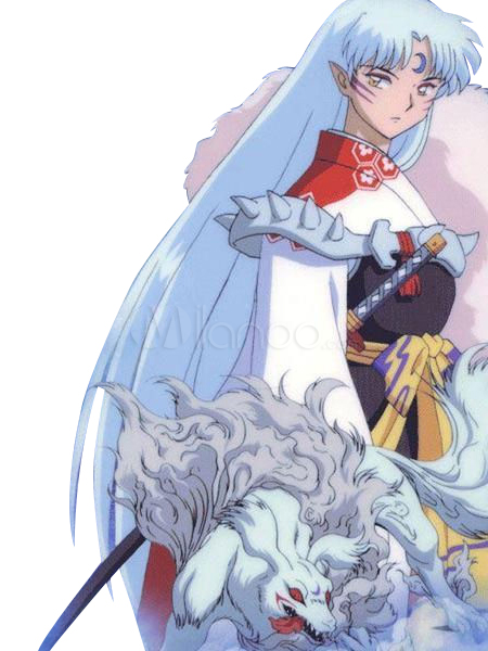 Foto Inuyasha Sesshoumaru traje de Halloween cosplay