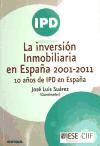 Foto Inversion Inmobiliaria En Espaa 2001 2011,la