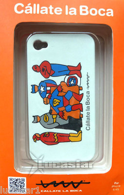 Foto Iphone 4/4s Carcasa Callatelaboca Super-h�roes