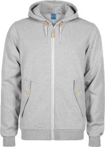 Foto Iriedaily Hipster sudadera con cremallera gris jaspeado S