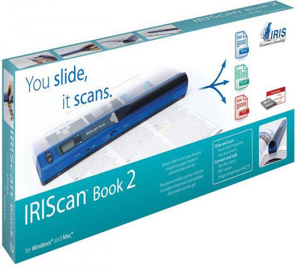 Foto I.r.i.s. iriscan book 2 scanner portátil (windows®, mac®, linux®, uni