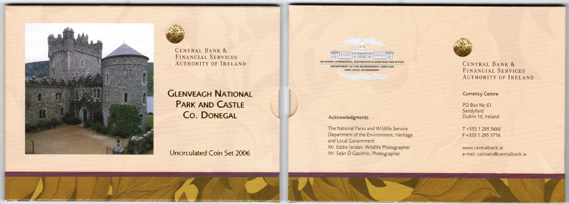 Foto Irland Offizieller Kurssatz 2007 mit 1 Cent bis 2 € 2007
