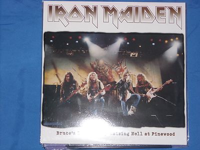 Foto Iron Maiden Bruce's Last Stand Raising Hell At Pinewood 1993 Lp Vinyl Unsealed