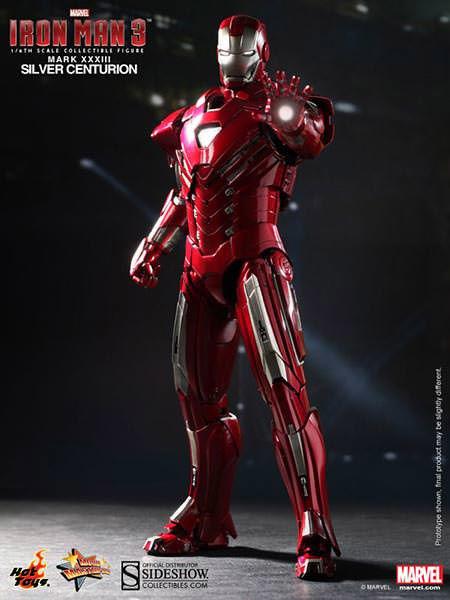 Foto Iron Man 3 Figura Movie Masterpiece 1/6 Iron Man Mark Xxxiii Silver Ce