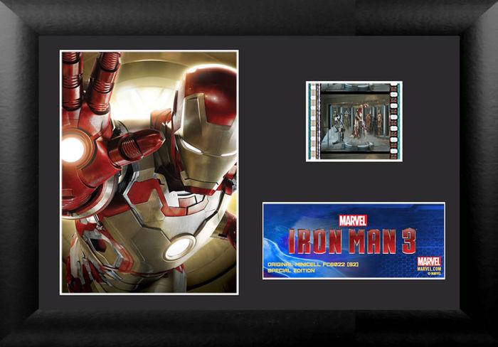 Foto Iron Man 3 Recortes De Carrete En Caja De Madera Mark Xlvii