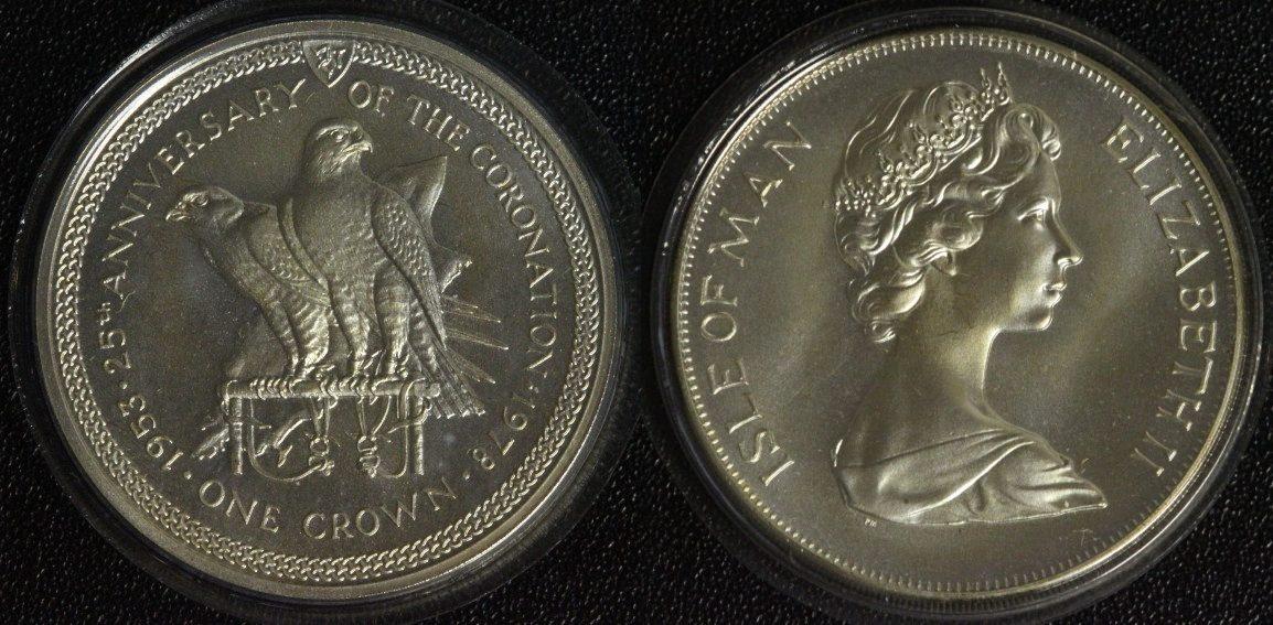 Foto Isle of Man 1 Crown 1978