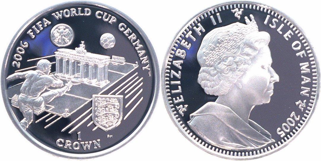 Foto Isle of Man 1 Crown Silber 2005