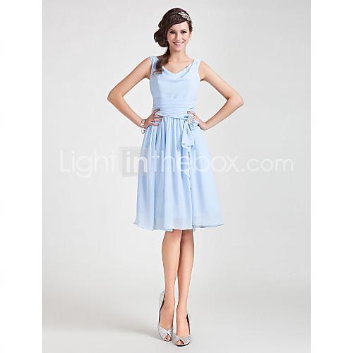 Foto ISOBEL - Vestido de Dama de honor de Gasa