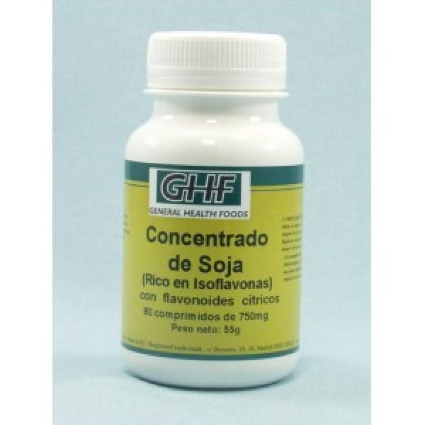 Foto Isoflavonas de Soja, GHF, 80 comprimidos de 750 mg.