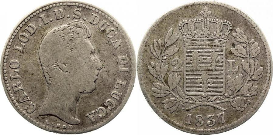 Foto Italien 2 Lire 1837