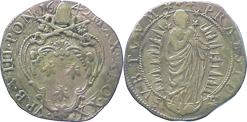 Foto Italien-Kirchenstaat Testone 1642