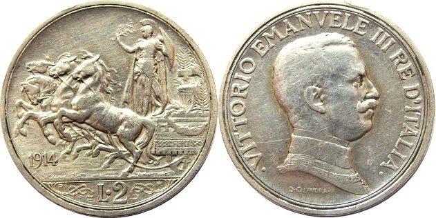 Foto Italien Lira 1914