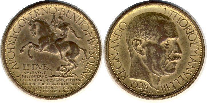Foto Italien Medaille 1928