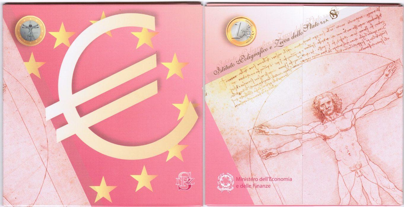 Foto Italien Offizieller Kurssatz 1 Cent bis 2 Euro 2005