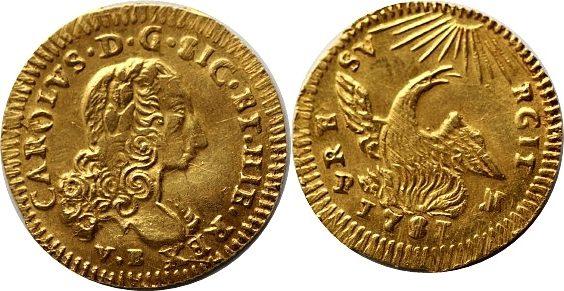 Foto Italien Oncia doro 1751
