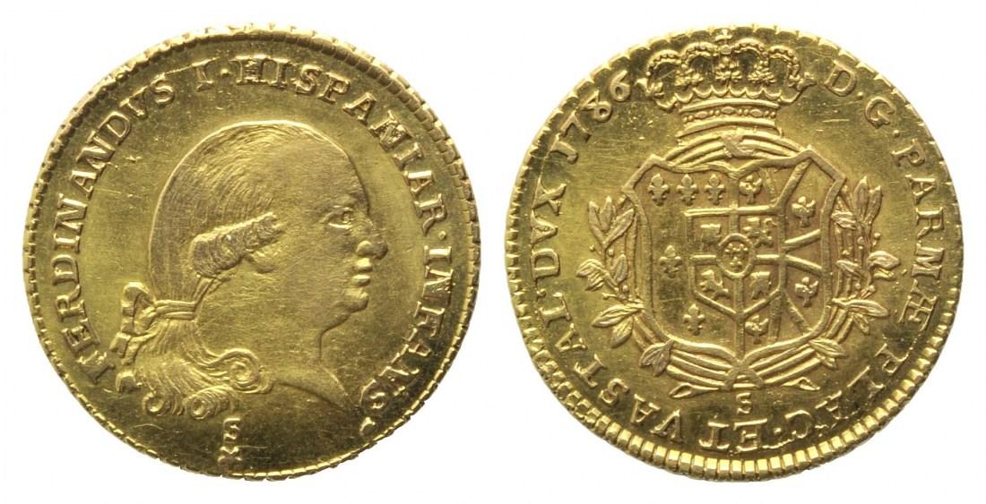 Foto Italien, Parma, Doppia 1786 S 7,08g