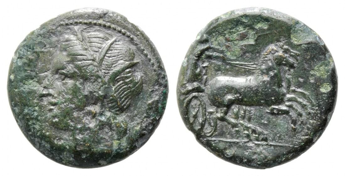 Foto Italien, Sizilien, Ae 22(Hiketas, 288-279 v Chr ),