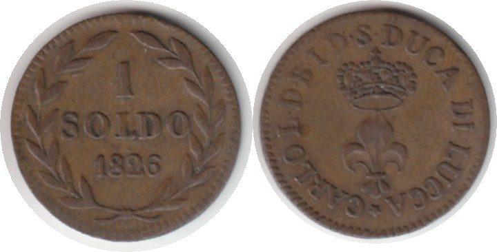 Foto Italien Soldo 1826