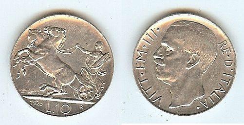 Foto Italy 10 Lire 1926