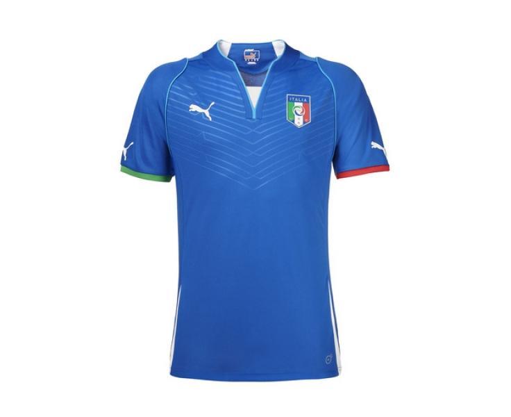 Foto ITALY Junior 2013/14 Short Sleeve Home Replica Football Shirt