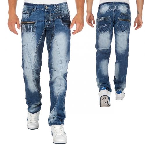 Foto Italy Style Kosmo Lupo Billow Jeans Blue