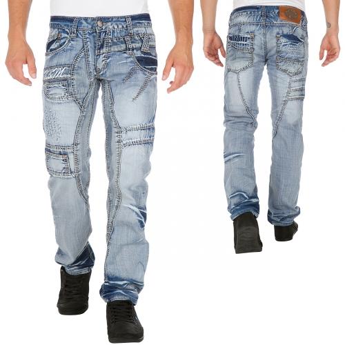 Foto Italy Style Kosmo Lupo Raider Jeans Blue
