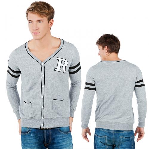 Foto Italy Style ReRock chaqueta jersey gris talla XL