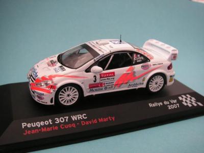 Foto Ixo / Altaya - Peugeot 307 Wrc Cuoq - Rally Du Var 1/43