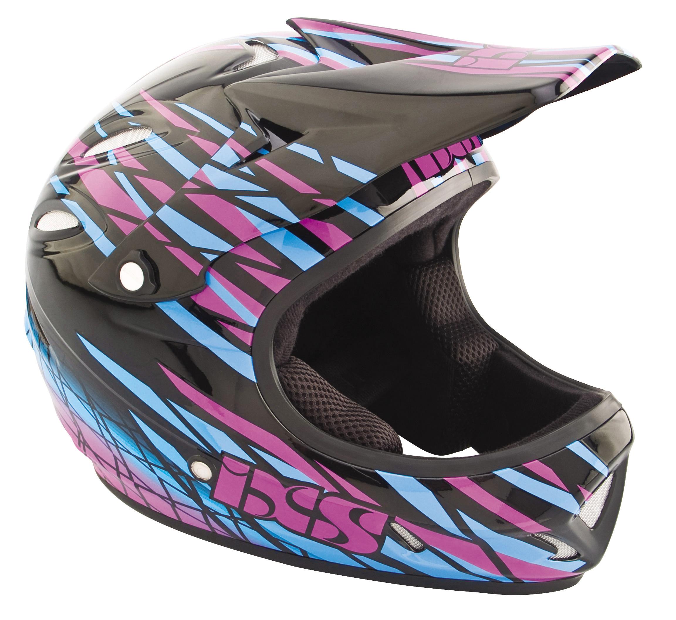 Foto IXS Phobos Spider Casco Downhill violeta/negro, xl