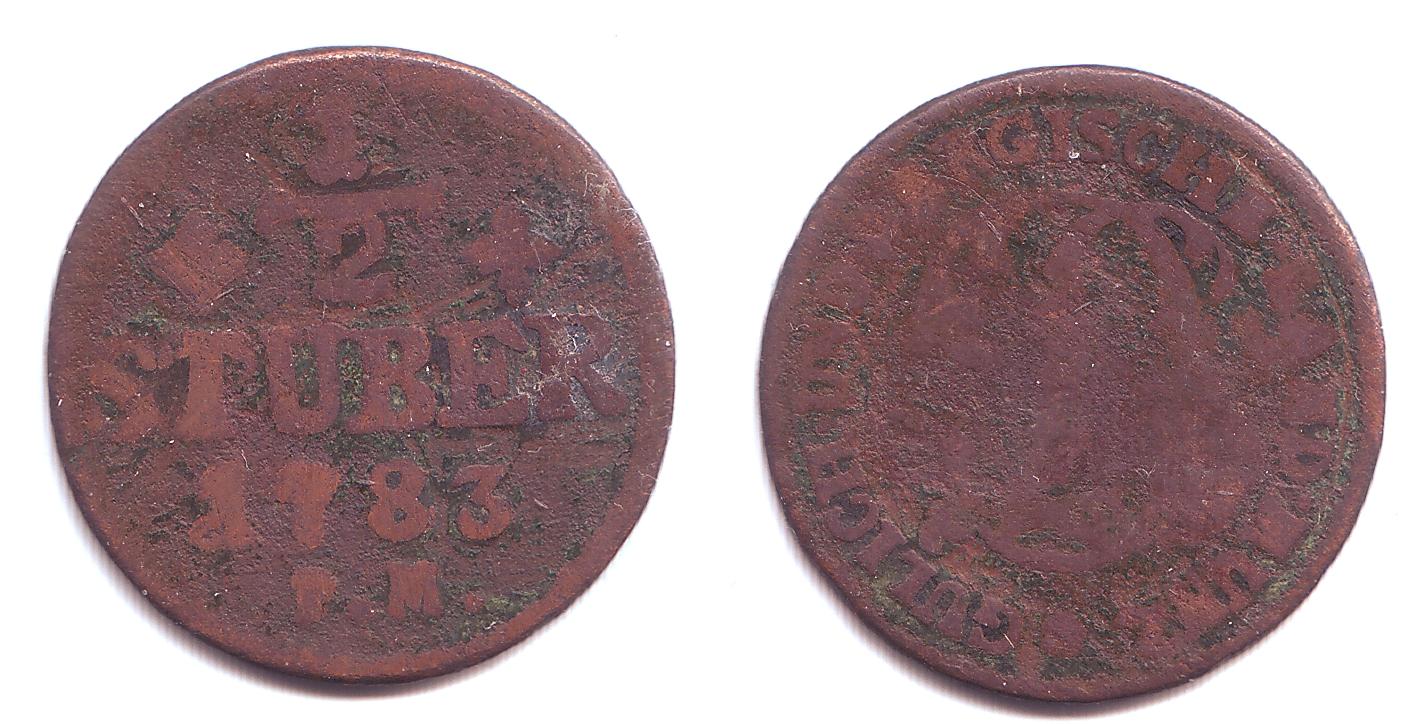 Foto Jülich Berg 1/2 Stüber 1783