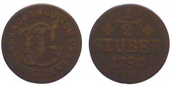 Foto Jülich-Berg 1/2 Stüber 1790