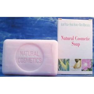 Foto Jabón Manos y Cara con Aloe+Rosa Mosqueta+Baba Caracol, 90 gr
