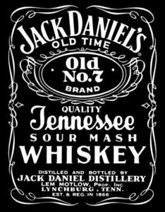 Foto Jack Daniels Black Label large Steel Sign