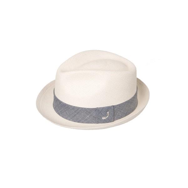 Foto Jacob Cohen Hombres Panamá Straw Hat Cream