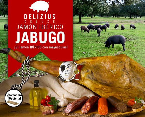 Foto Jamón de Jabugo Ibérico de Bellota Delizius Deluxe 5.5 / 6 Kg. Sin Embutidos