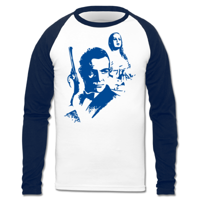 Foto James Bond 007 Camiseta Raglan Manga Larga Niños