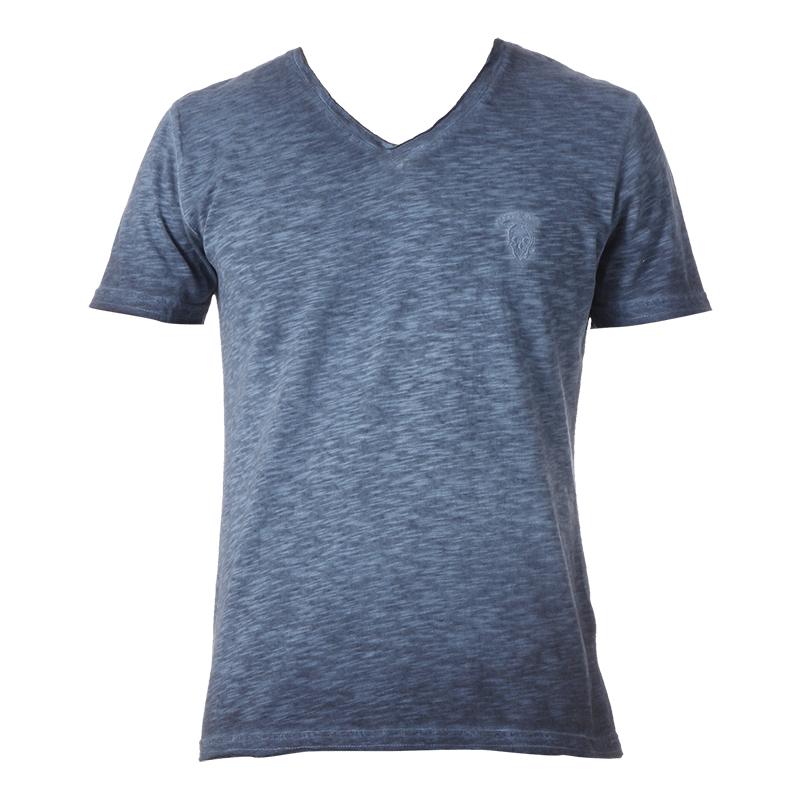 Foto Japan Rags Camiseta de manga corta - hjudahmc - Azul / Marina de gu...