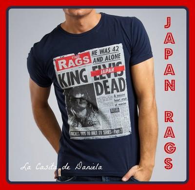 Foto Japan Rags Camiseta Dead Marino Xxl // Japan Rags Dead T-shirt Navy Xxl
