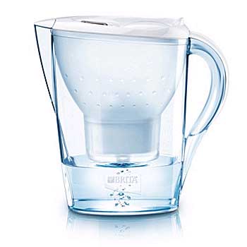 Foto Jarra agua brita marella blanca 2.4lcool+2 filtros