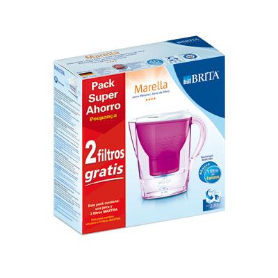 Foto JARRA AGUA BRITA MARELLA LUM LILA + 2 FILTROS
