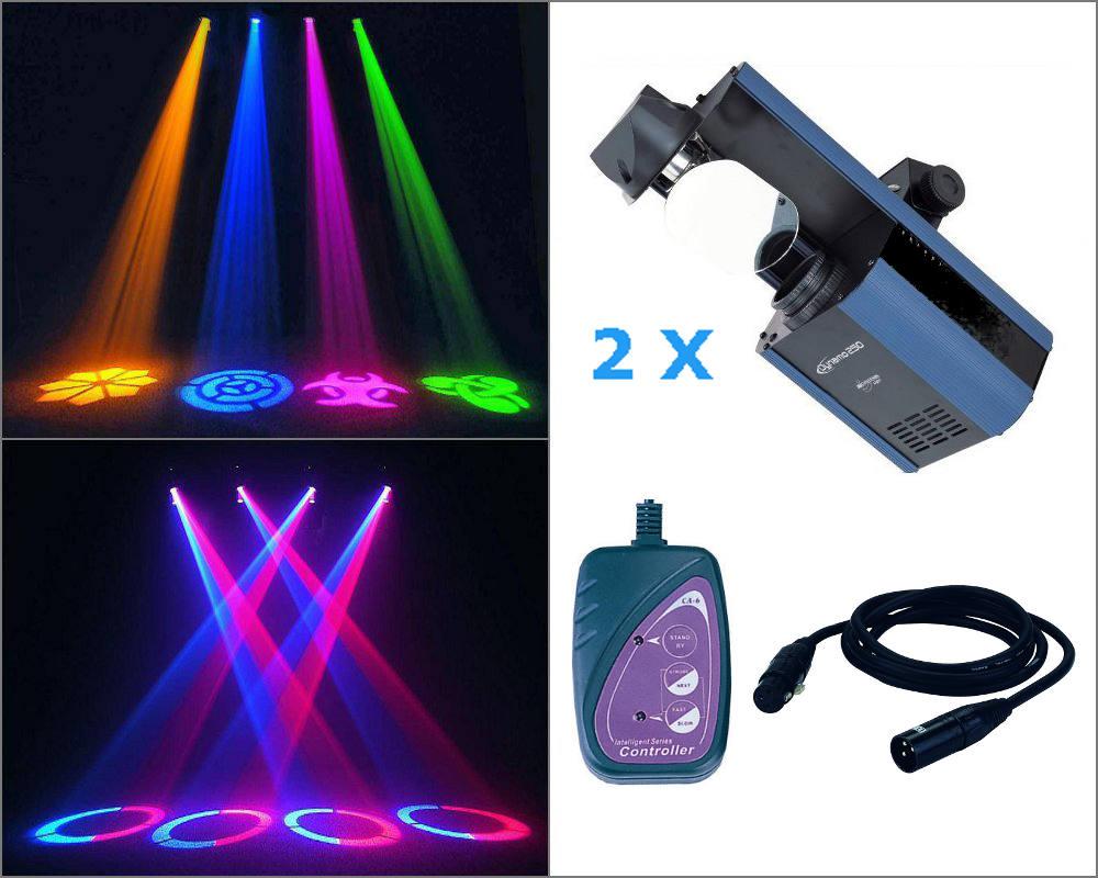 Foto Jb Systems Light 2 X Dynamo 250 + 1 Remote + 1 Dmx Cable 6m