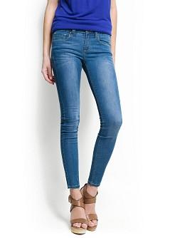 Foto Jeans Super Slim Strass tejano medio MANGO